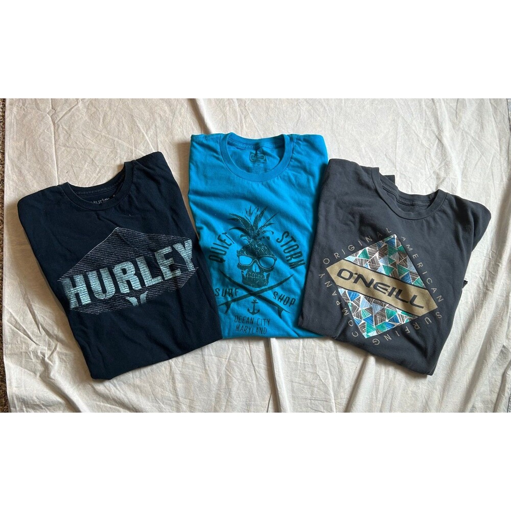 Hurley O’Neill Quiet Storm Surf Tshirt Lot Size M
